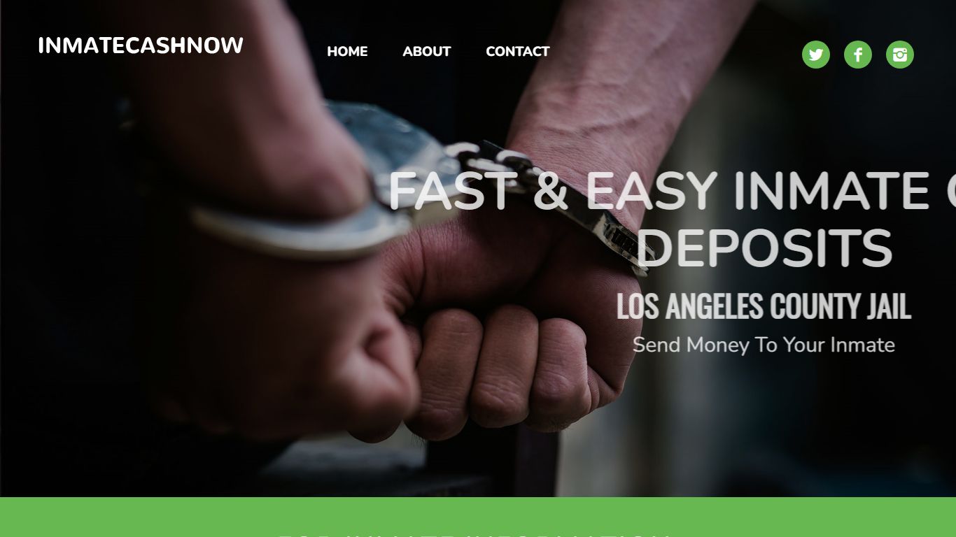HOME - FAST & EASY INMATE ONLINE DEPOSITS